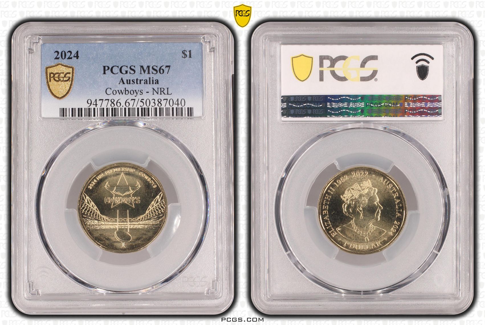 Cowboys - NRL, One Dollar, 2024, PCGS MS67