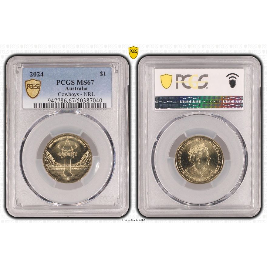 Cowboys - NRL, One Dollar, 2024, PCGS MS67