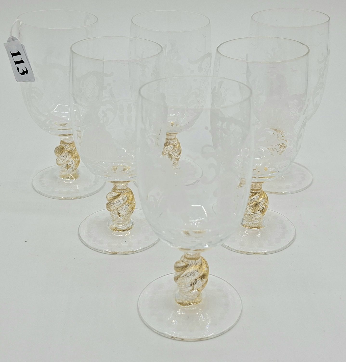 113 · MURANO CRYSTAL PORT STEMS