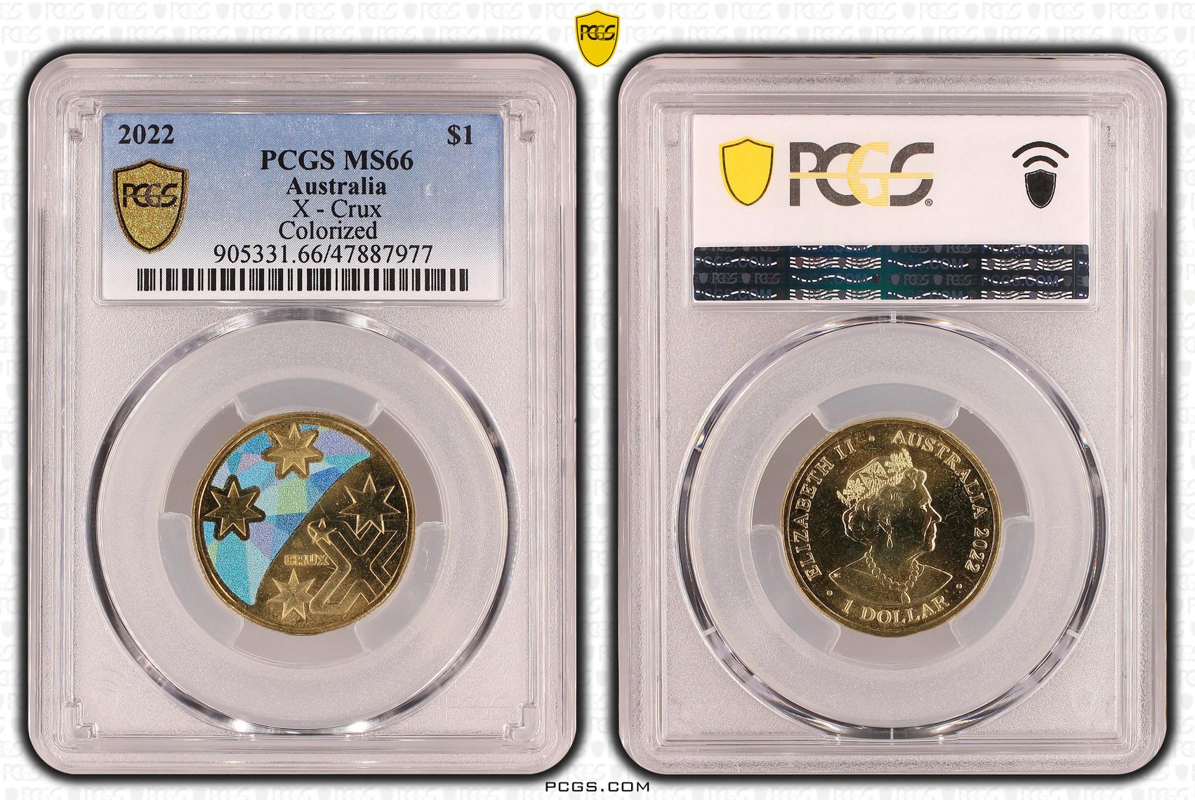 X - Crux, One Dollar, 2022, PCGS MS 66