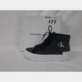 CALVIN KLEIN BOLD VULC FLATF MID CS ML BTW - BLACK/STORMFRONT - UK 5
