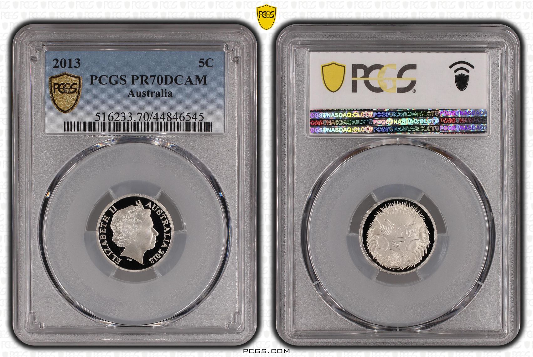 2013 Australia Five Cent, 5c PCGS - PR70DCAM POP 62/0 -545