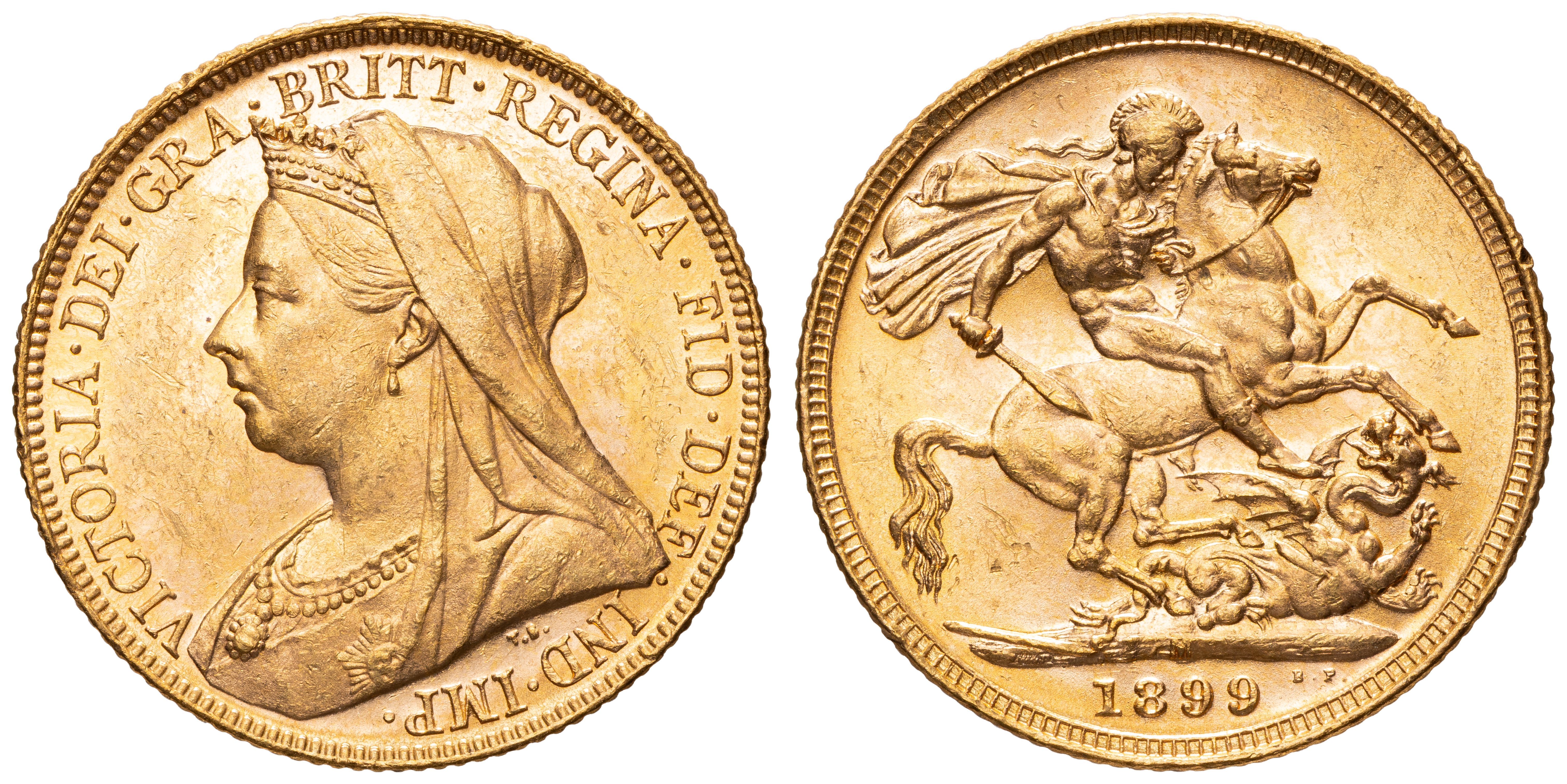Victoria, Sovereign, 1899-M, aUNC