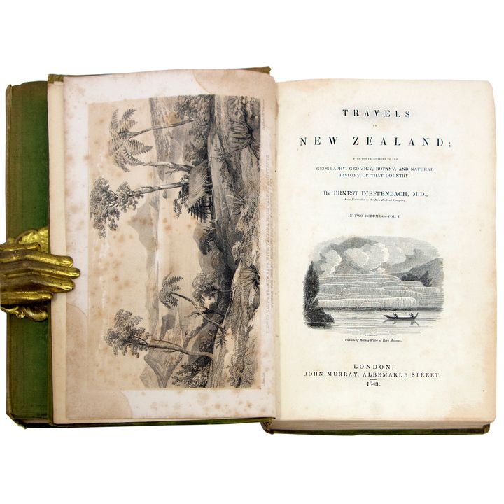 DIEFFENBACH, ERNEST, Travels in New Zealand,