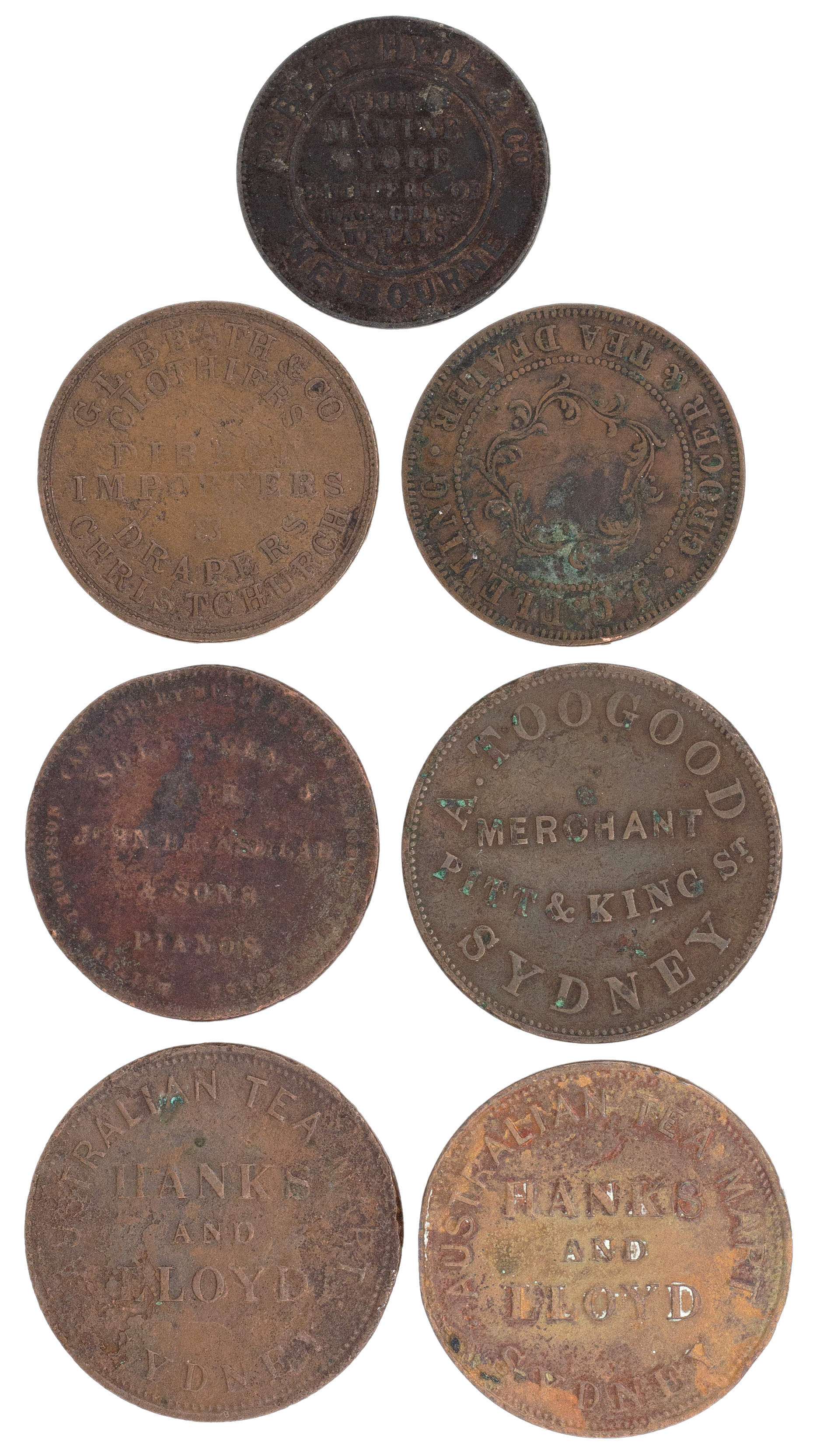Sydney, NSW, Penny, 1855, VG