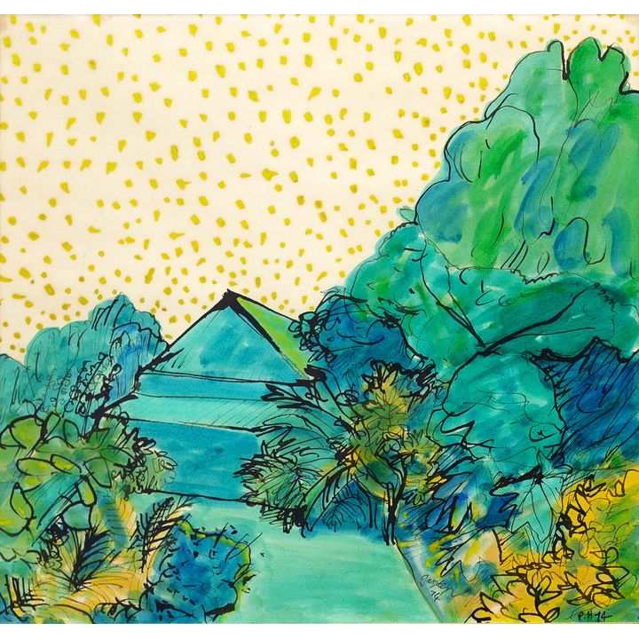 Pat Hanly 'Garden Painting'