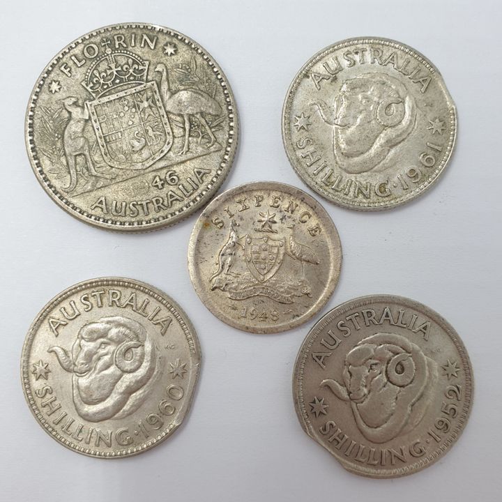 Pre Decimal Error Coins (x5)