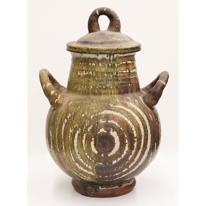 Robert Sperry ''Bullseye Jar'' Stoneware