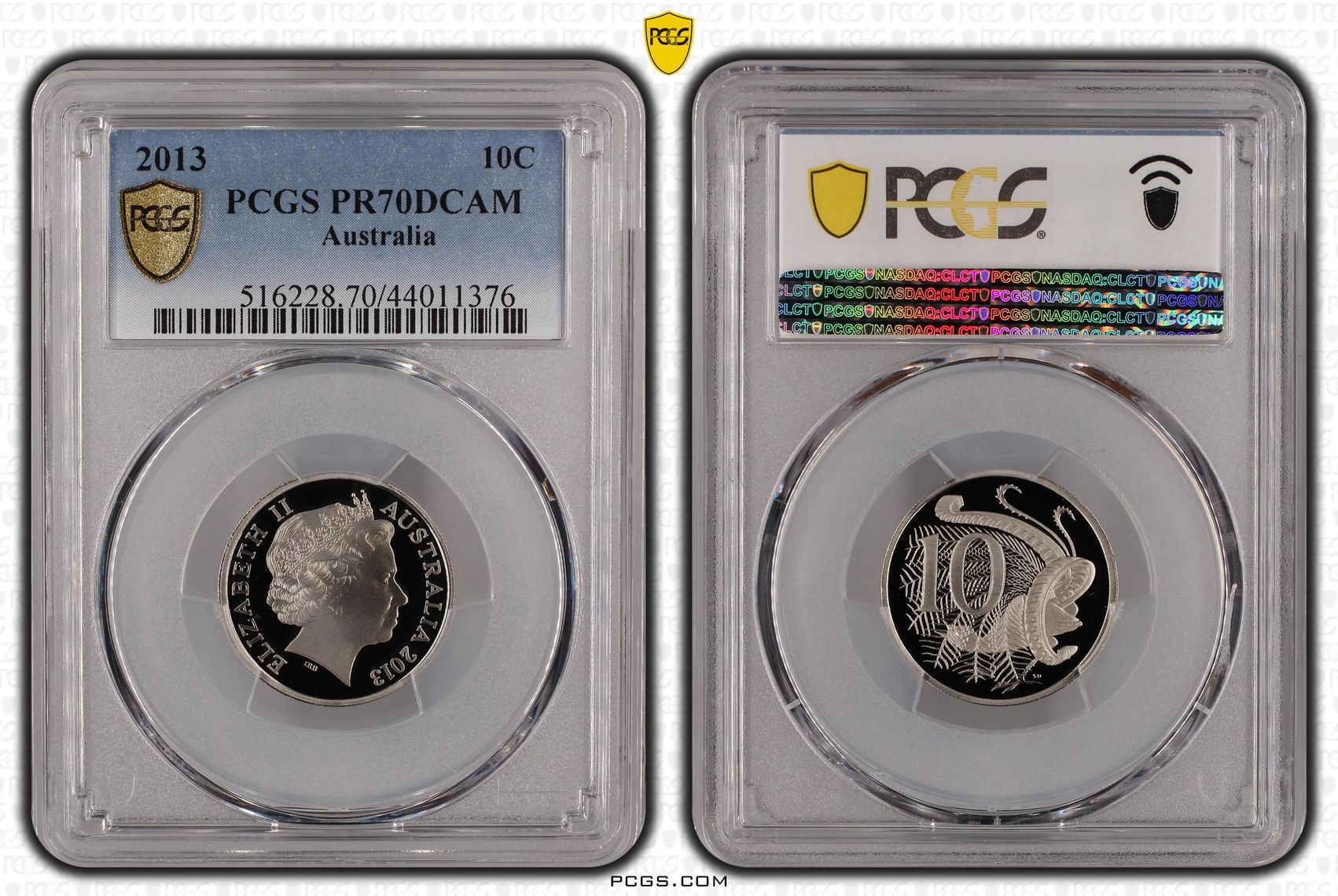 Ten Cent, 2013, Pcgs Pr70dcam