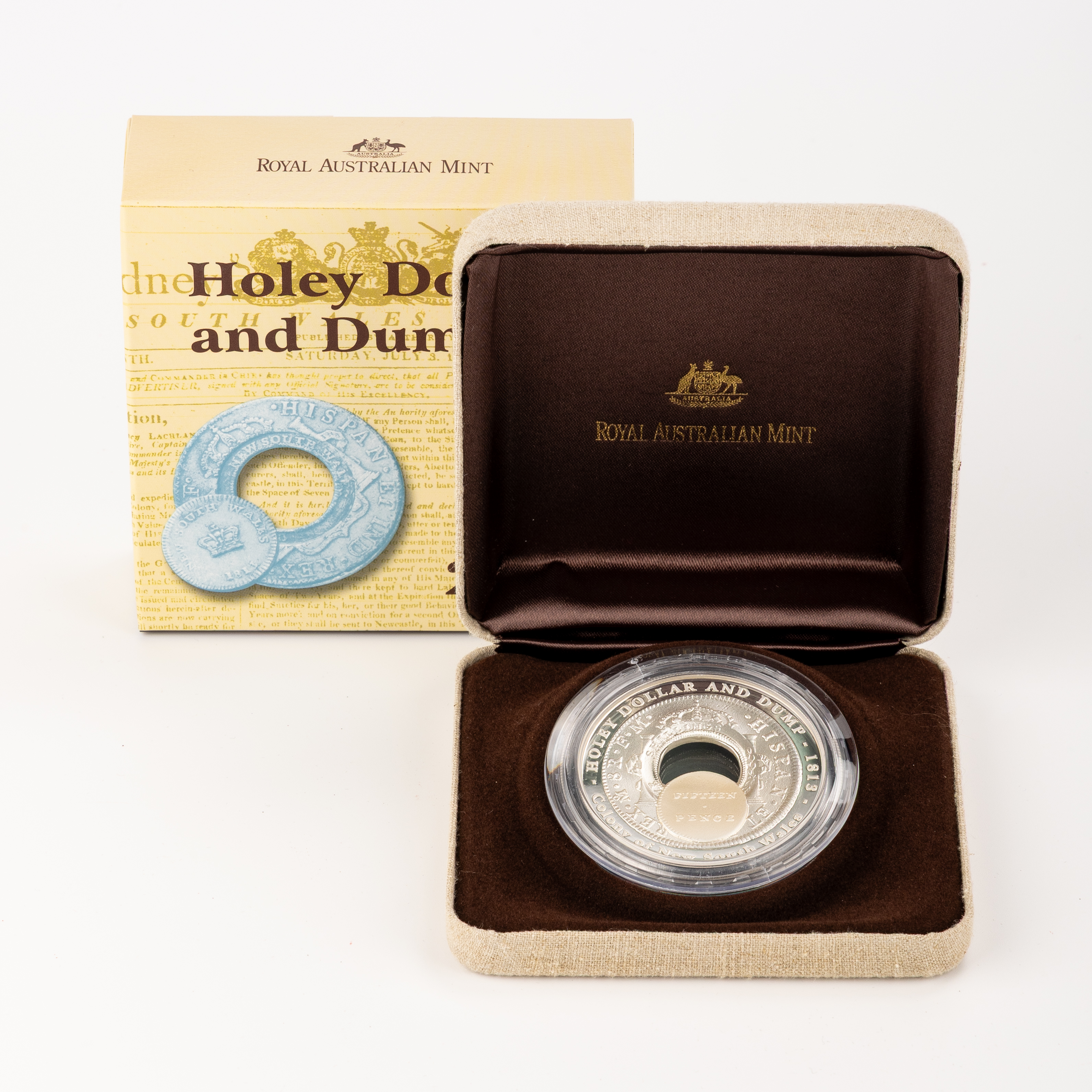 6 · Holey Dollar and Dump Anniv. Subscription Silver Proof, One Dollar, 2003