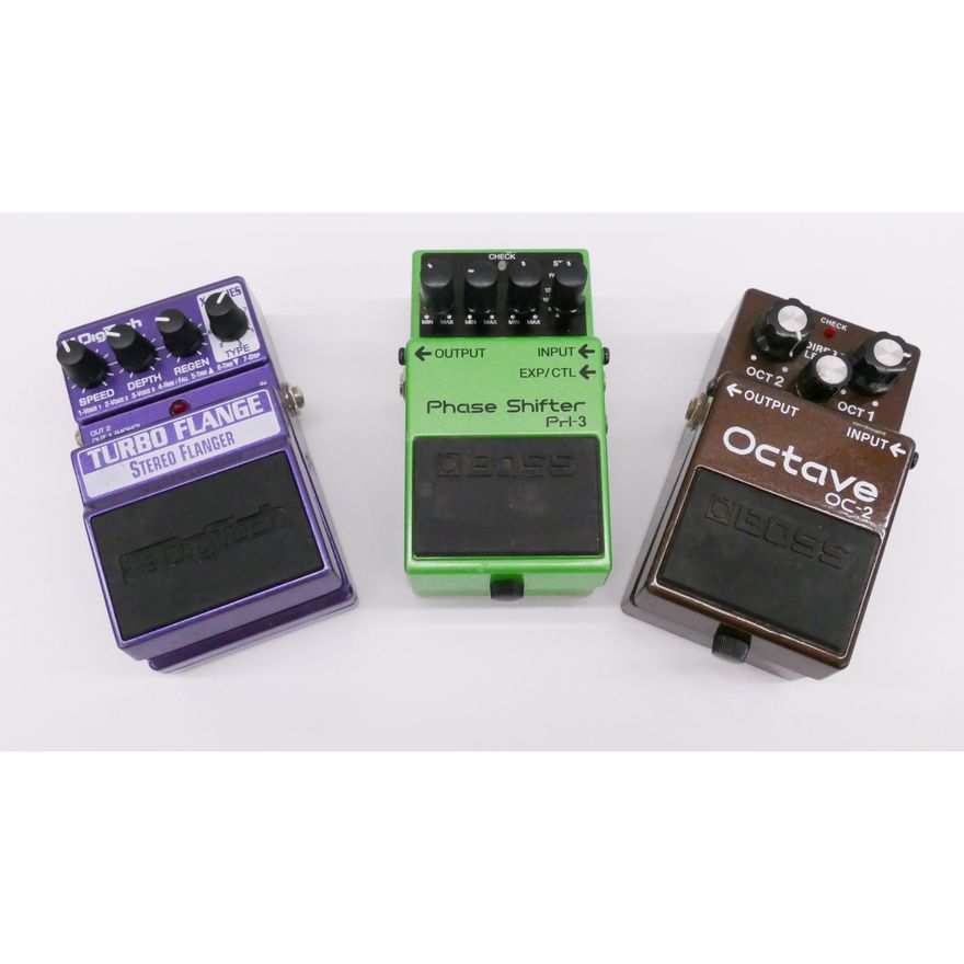 3pc Guitar Effects Pedals