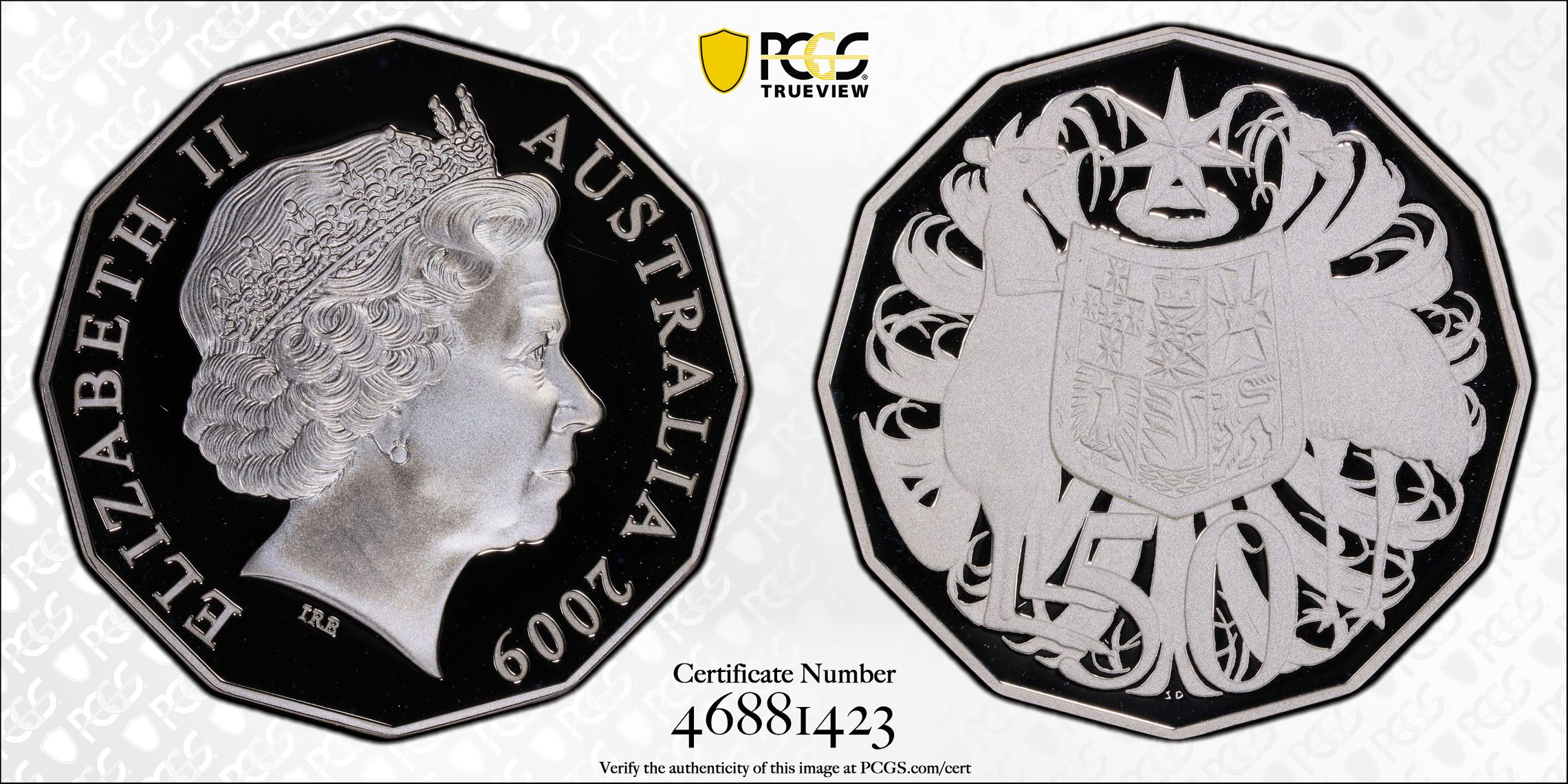 Silver, Fifty Cent, 2009, PCGS PR69DCAM