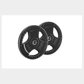Veefit Rubber Coated Olympic Plate Set - 10kg Set - Rubber Coated Olympic plate set | SJ 51661/1418 B8 (S5)