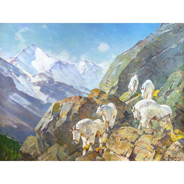 Above the Treeline by Carl Rungius (1869-1959)