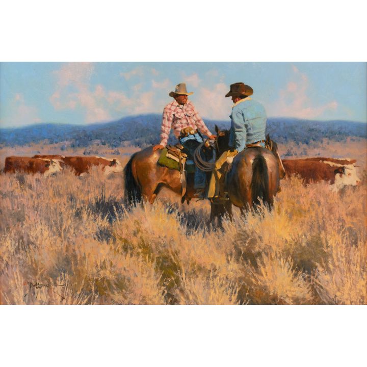 Dan Mieduch (1947- ), Tired Cattle & Sore Keesters