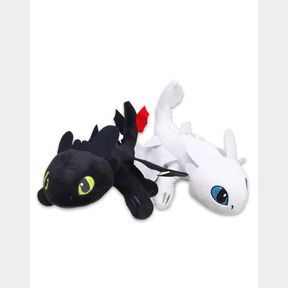 Toothless Light Fury Combo Soft Plush Toy Dragon How to Train Your Dragon |