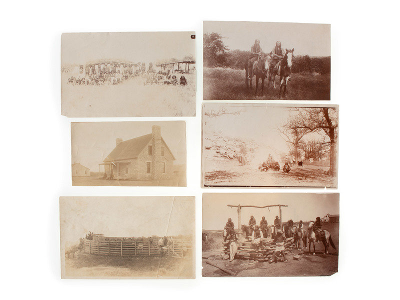 A Group of Photographs in and around Fort Sill Agency, Indian Territory