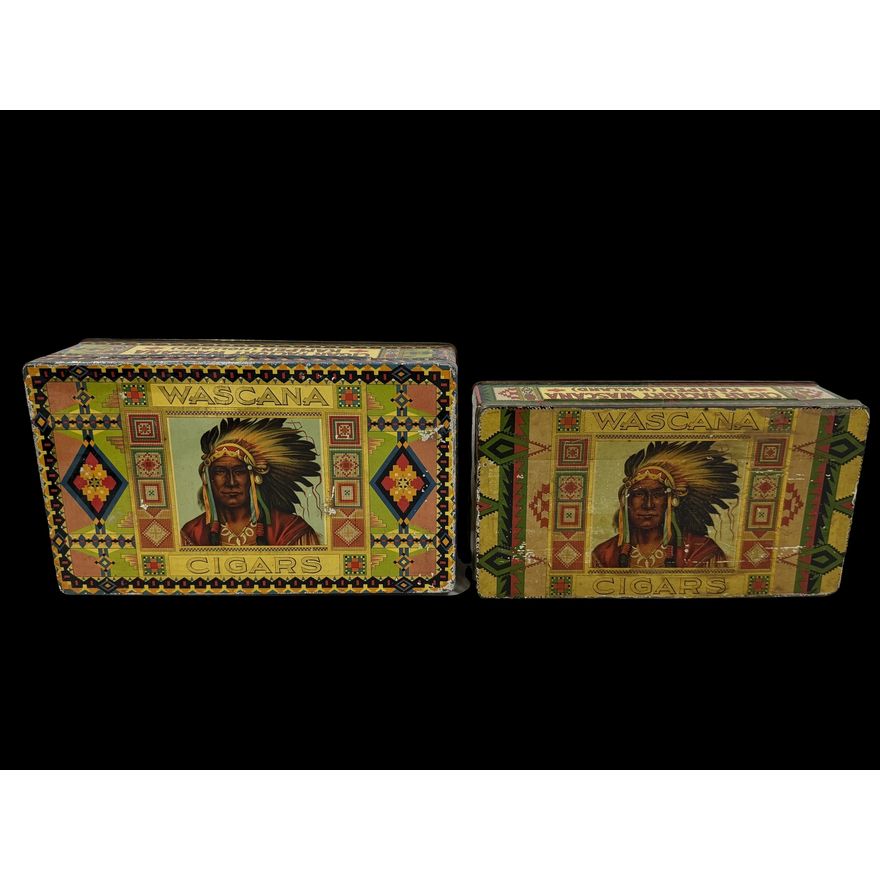 2 Wascana Cigars Tins Kampen Holland