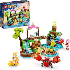LEGO SONIC THE HEDGEHOG AMY S ANIMAL RESCUE ISLAND 76992 BUILDING TOY SET, SONIC ADVENTURE TOY WITH 6 CHARACTERS AND ACCESSORIES F