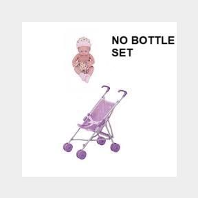Reborn Baby Doll Stroller (NO BOTTLE SET) - Bar 9901081384410 - 51739/499 AS B3 (S2)