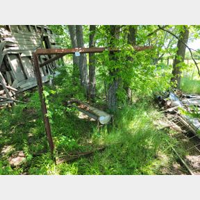 Large heavy steel angle iron headache rack for pickup