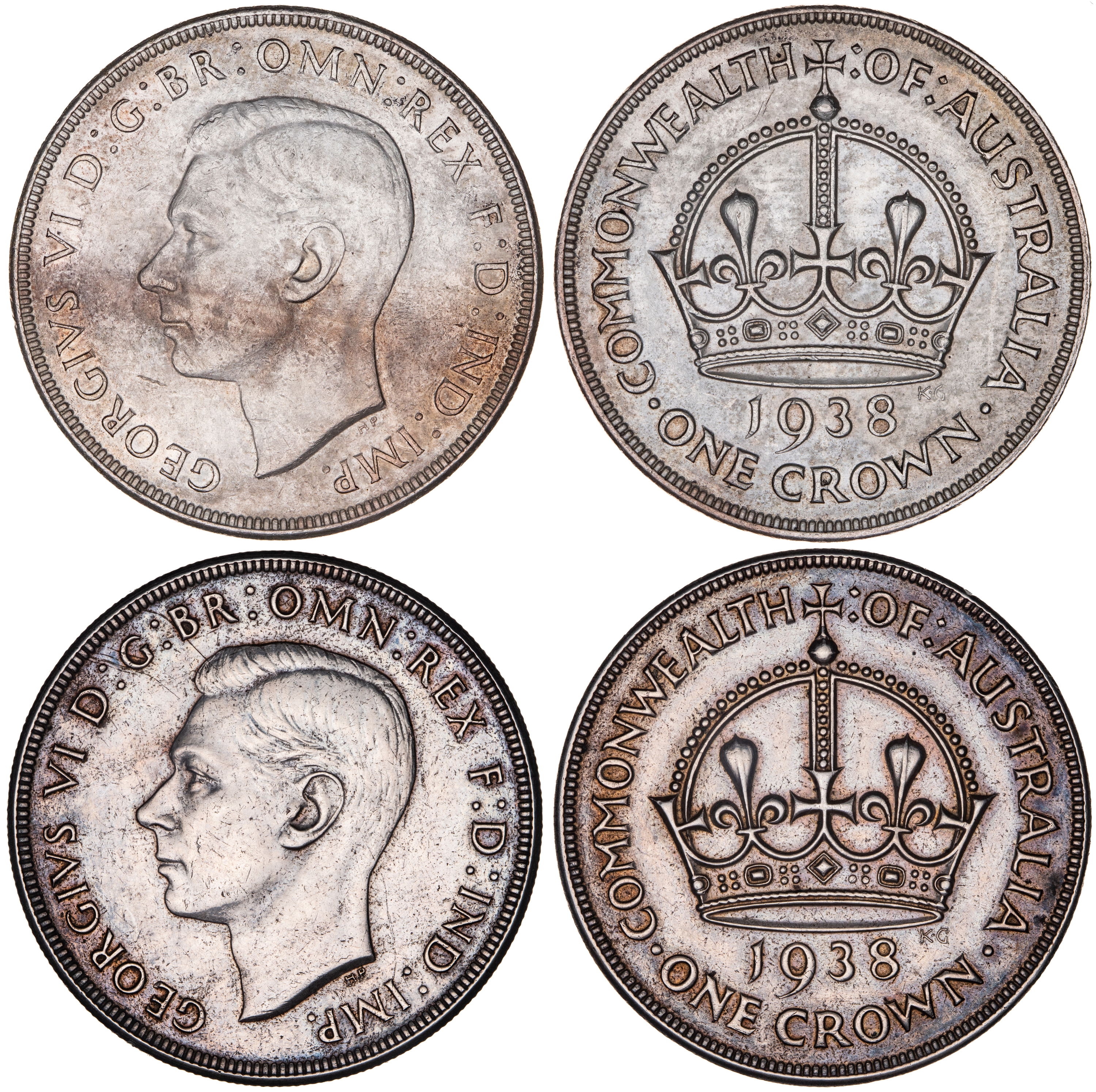 George VI, Crown, 1938, Fine