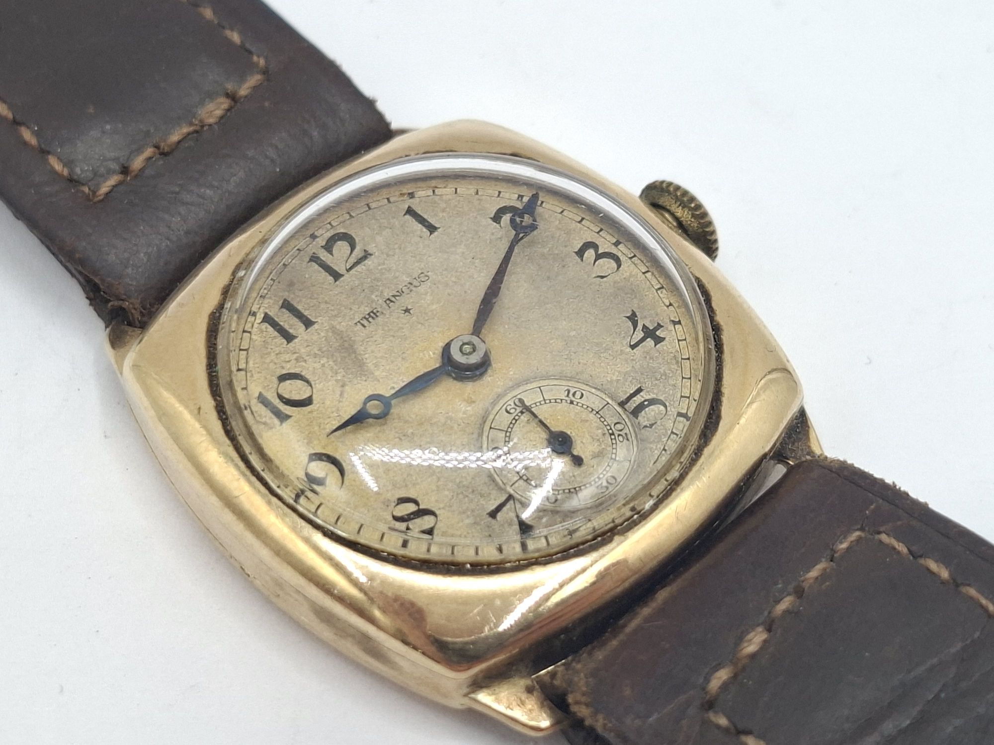 251 · THE ANGAS' 9CT GOLD WRIST WATCH