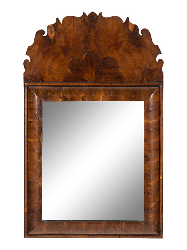 A William and Mary Style Oysterwood Mirror