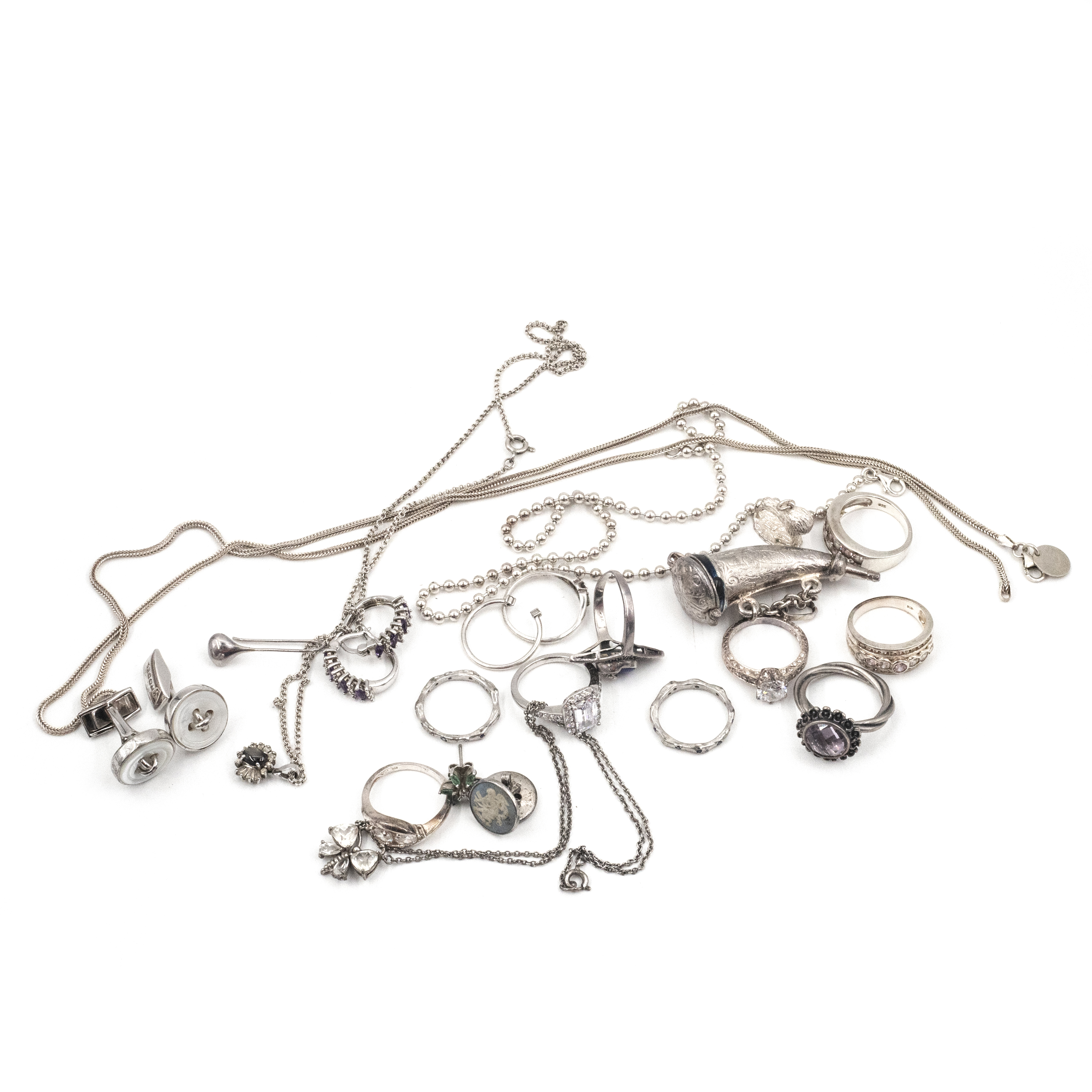 248 · Mix Lot of Silver Jewellery