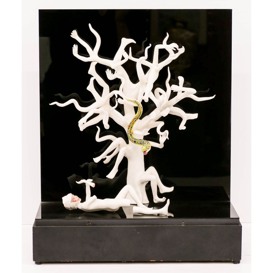 Patti Warashina ''Tree of Life'' 1978 Ceramic Sculpture