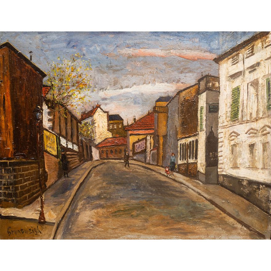 Nathan Grunsweigh | Rue Mongenot w Saint-Mandé jesienią