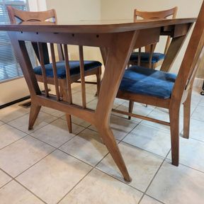 Mid-Century Garrison Furniture Co. Dining Room Table & 4 Chairs