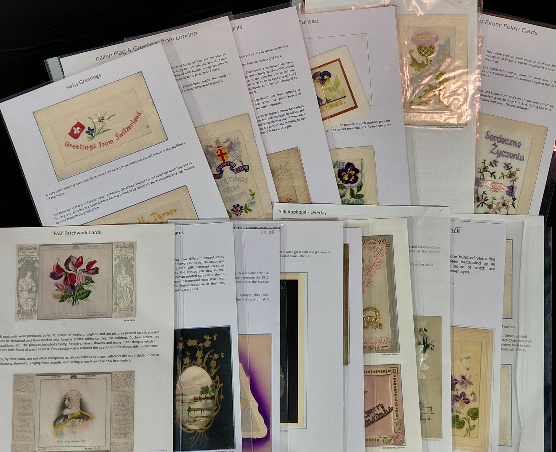 Silk Postcards - Mixture