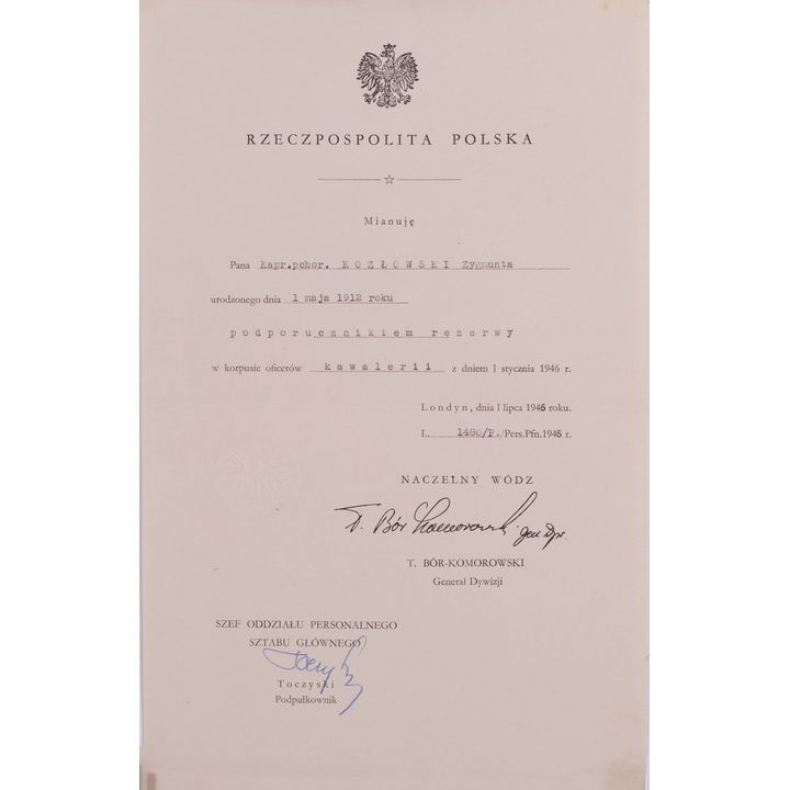 Patent oficerski