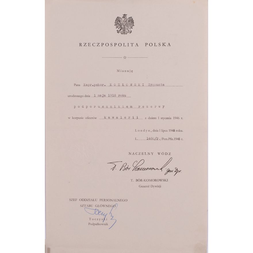 Patent oficerski