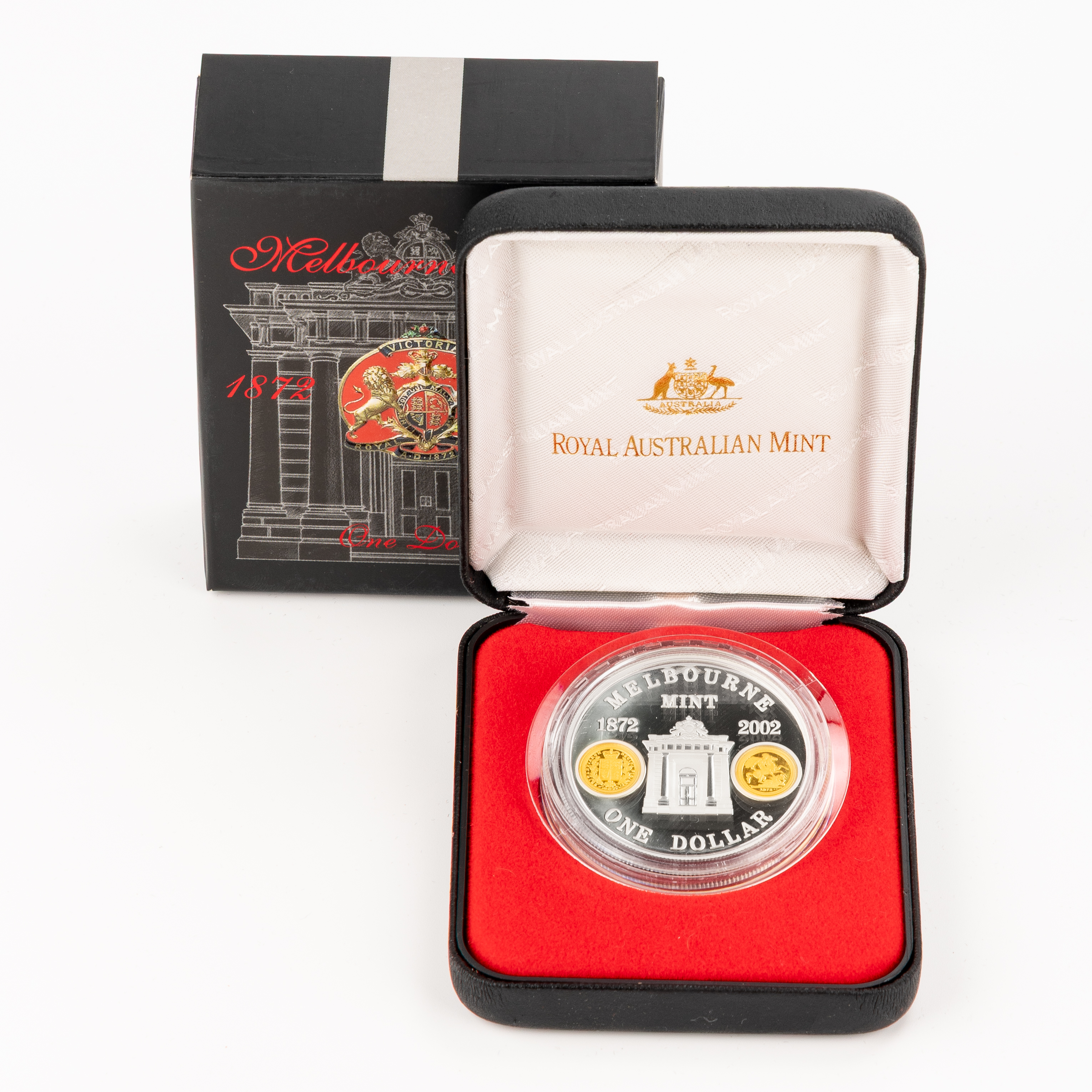 5 · Melbourne Mint 130 Years 1oz Silver Proof, One Dollar, 2002