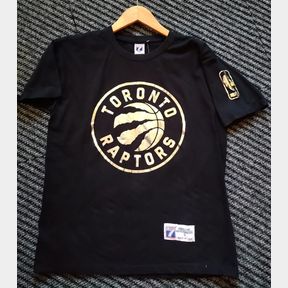 TORONTO RAPTORS BLACK/SILVER TEE - L - 51634/2757