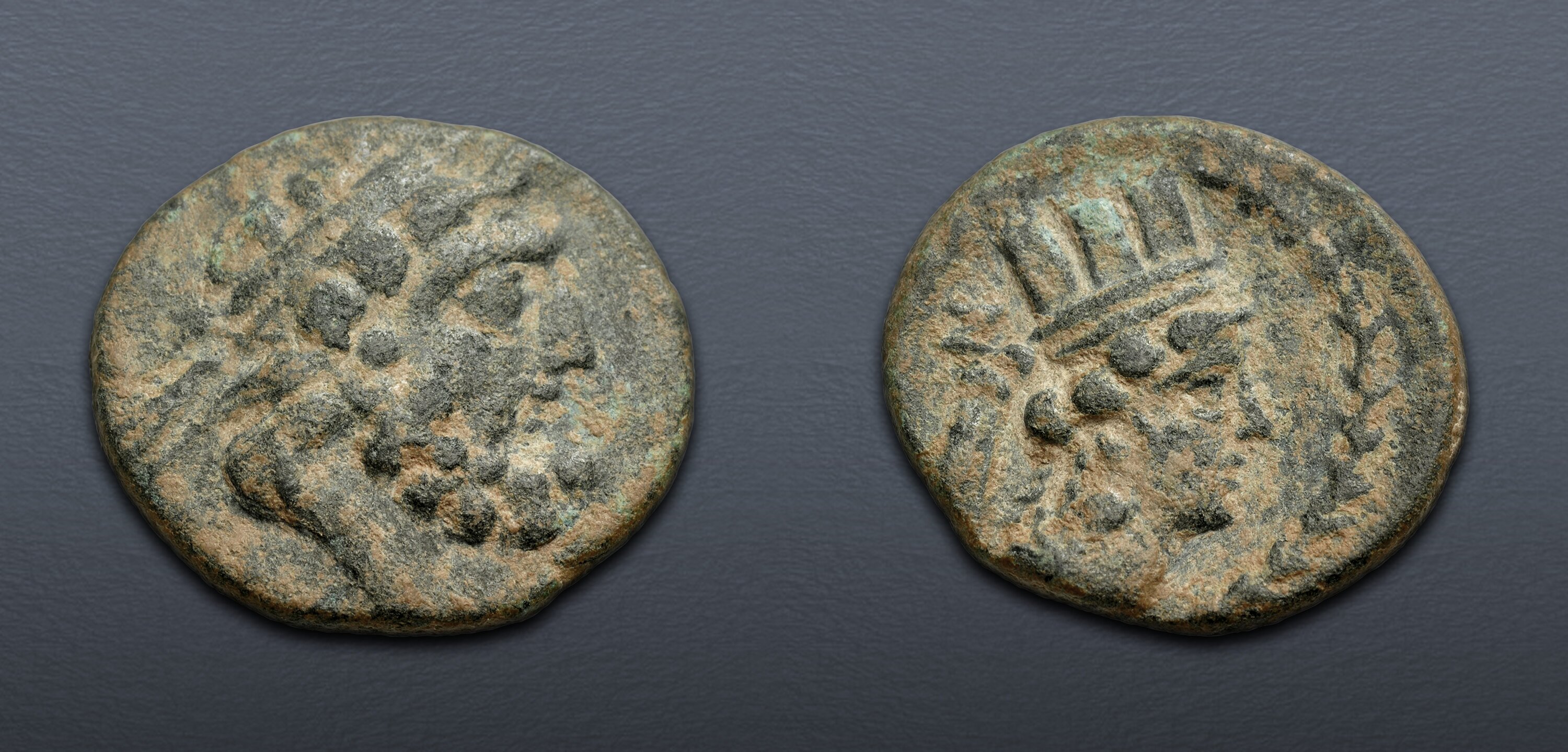 PHOENICIA, Simyra(?). 2nd-1st centuries BC. Æ (19.5mm, 5.17 g, 12h). VF ...