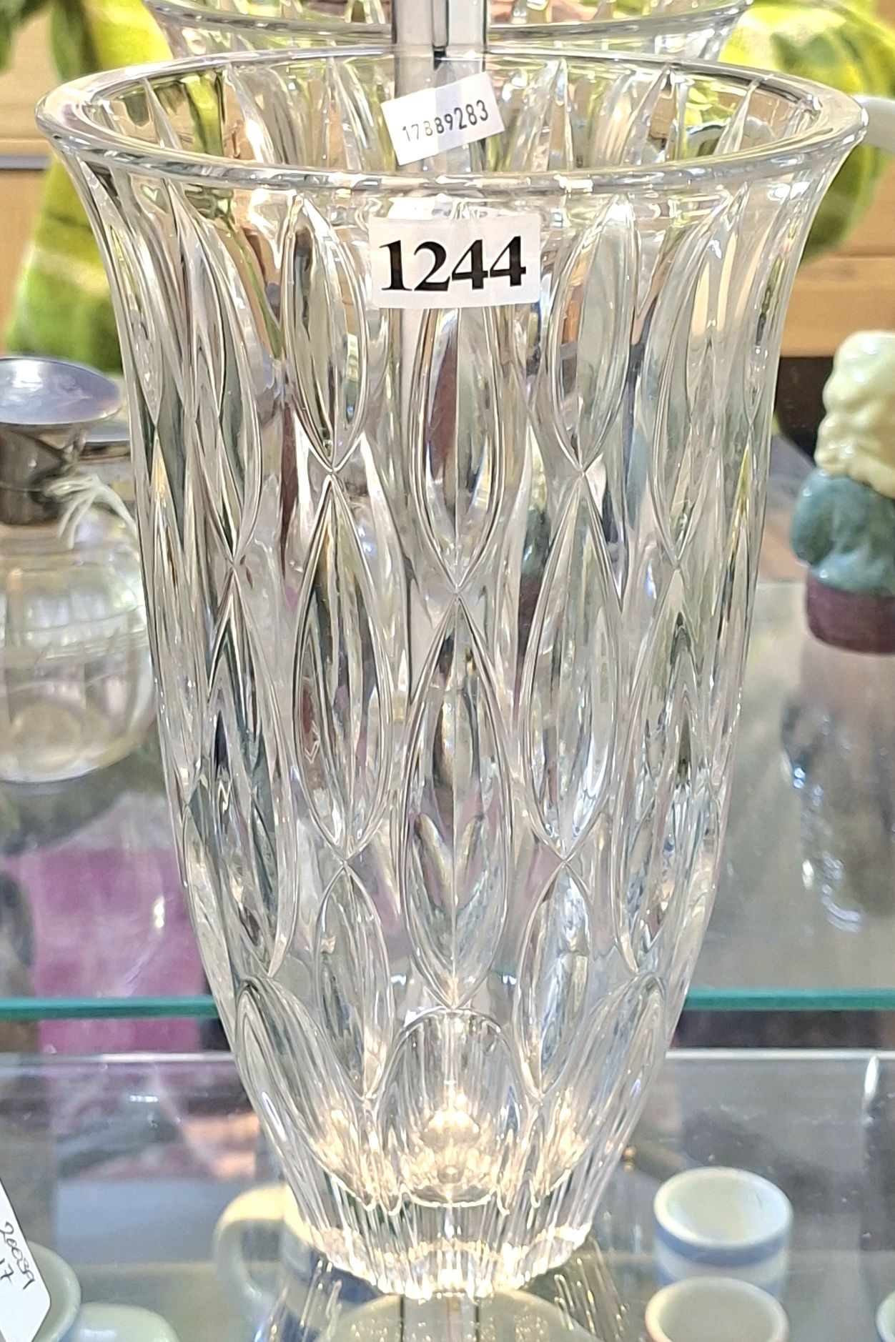 1244 · WATERFORD IRISH CRYSTAL VASE