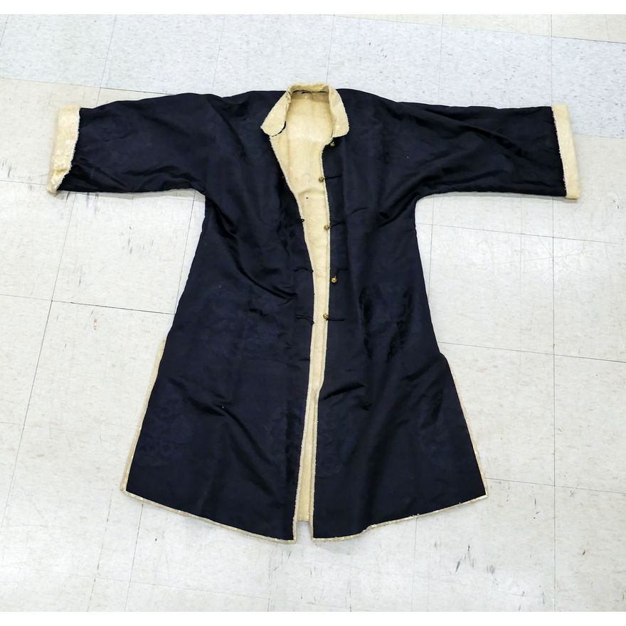 Chinese Silk Brocade Robe