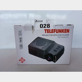 TELEFUNKEN LED PROJECTOR WITH DVD PLAYER –TDP-2500DVD