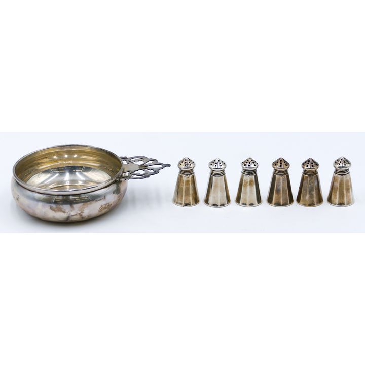 Group Sterling Porringer & Shakers - 137 Grams TW