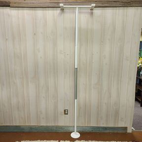 Stander 1150-W Security Pole in White - Medical Assist Bar.