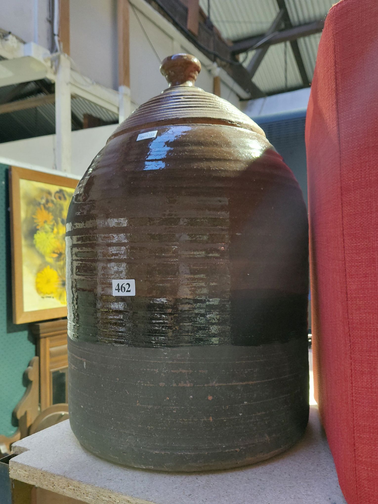 POTTERY CANISTER