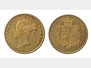 1851 VICTORIA YOUNG HEAD HALF SOVEREIGN