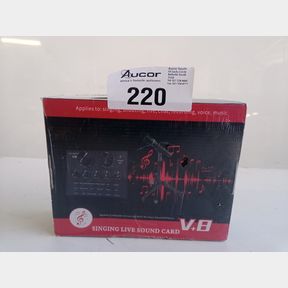 V8 LIVE SOUND CARD WITH MIC RN-105 - V8 LIVE SOUND CARD WITH MIC
