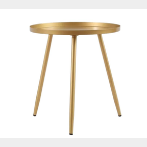 BEDROOM BEDSIDE TABLE COFFEE TABLE -GOLD -