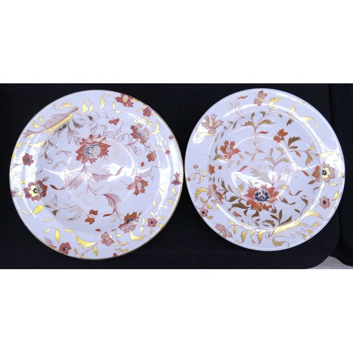 2pc Antique Wedgwood Plates- 10''