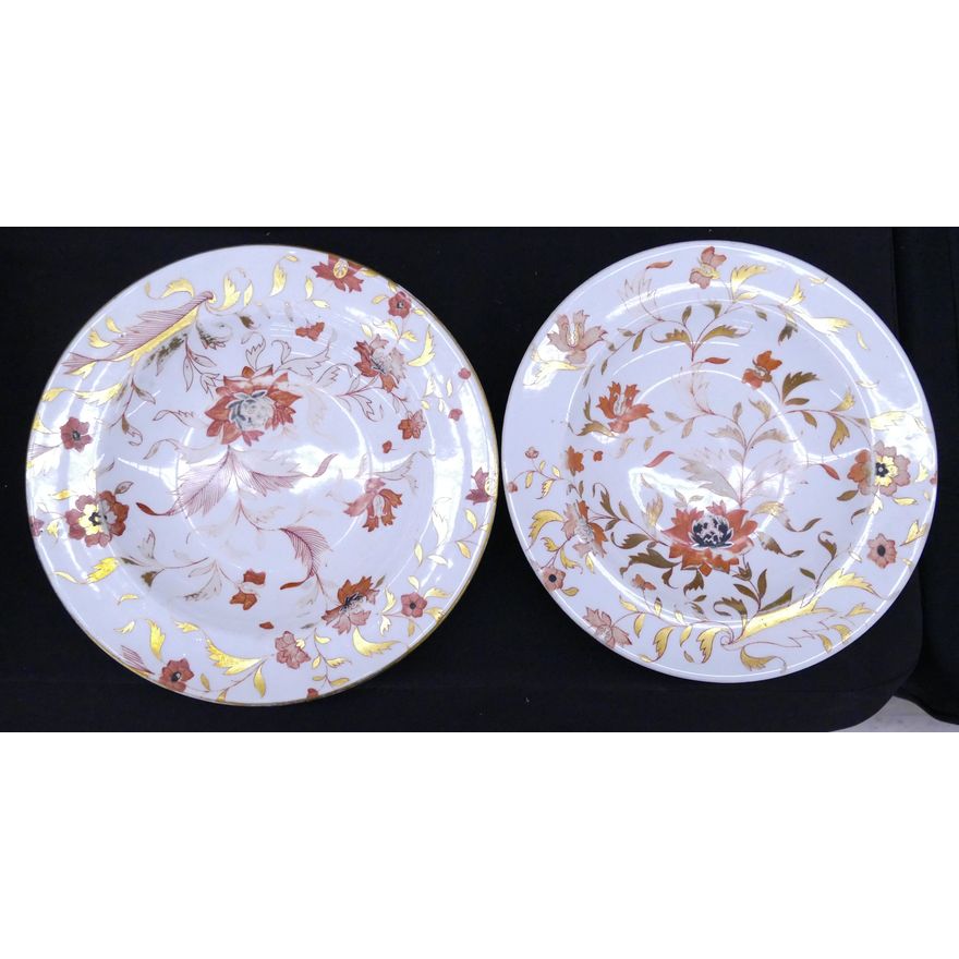 2pc Antique Wedgwood Plates- 10''
