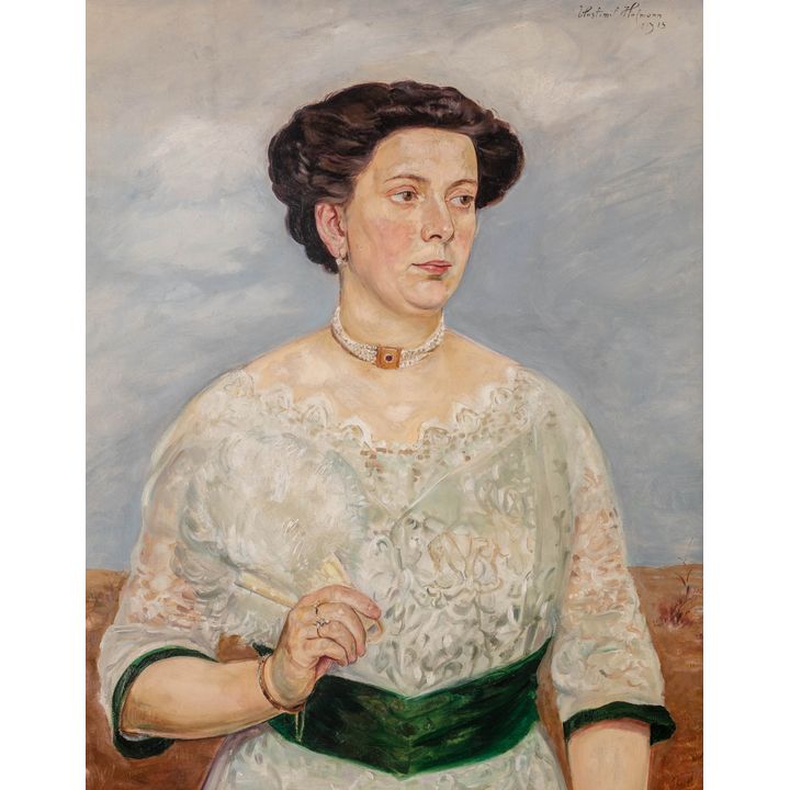 Wlastimil Hofman | Portret damy (pani Generałowa), 1915 r.